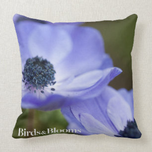 Blaue Anemone Kissen