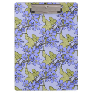 Blaue Anemone Klemmbrett