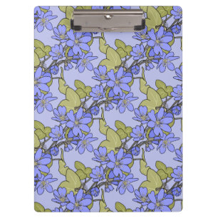 Blaue Anemone Klemmbrett