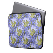 Blaue Anemone Laptopschutzhülle (Vorderseite Links)