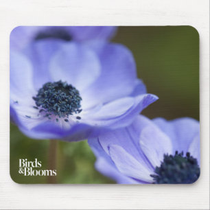 Blaue Anemone Mousepad