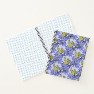 Blaue Anemone Notizblock