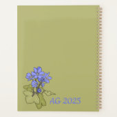 Blaue Anemone Planer (Rückseite)