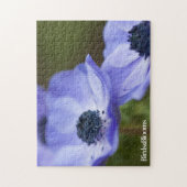 Blaue Anemone Puzzle (Vertikal)
