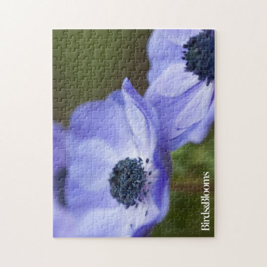 Blaue Anemone Puzzle (Vertikal)