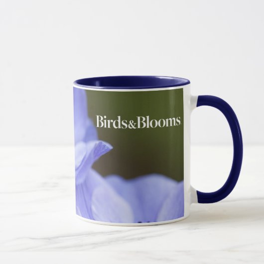 Blaue Anemone Tasse (Rechts)