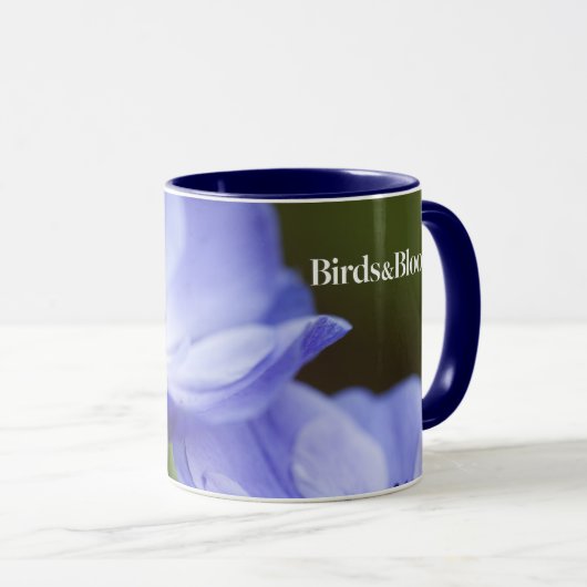 Blaue Anemone Tasse (VorderseiteRechts)