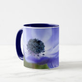 Blaue Anemone Tasse (Vorderseite Links)