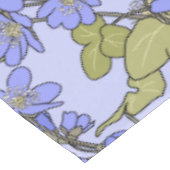 Blaue Anemone Tischdecke (Schrägansicht)