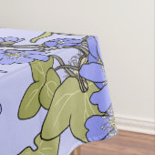 Blaue Anemone Tischdecke (Beispiel)