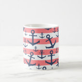 Blaue Ankerstruktur der Korallenriffe Kaffeetasse (Mittel)