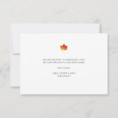 Blaue Ankündigung für Kürbisfahrzeug (Rückseite)