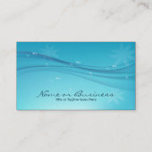 blaue Anmut Visitenkarte (Rückseite)