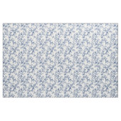 Blaue Antike Blumen-Toile-Muster Stoff (Yard (91,4 cm))