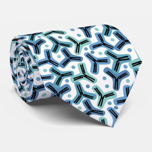 Blaue Antikörper 1 Krawatte (Gerollt)