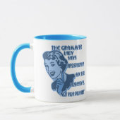 Blaue Apostroph-Tassen Tasse (Links)