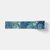 Blaue Aquamarin grüne Marmorstruktur Ripsband (Vorderseite)