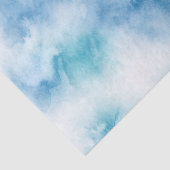 Blaue Aquamarine Farbe Abstrakt Seidenpapier (Ausschnitt)