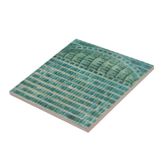 blaue aquamarine Fliesen (Seite)