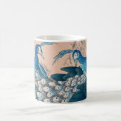Blaue Aquamarine Friedenstruppen Kaffeetasse (Mittel)