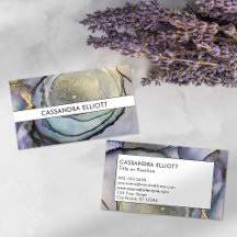 Blaue Aquamarine Lila und goldene Alkoholische Get