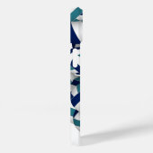 Blaue aquamarine Mädchenvolleyballmuster Case-Mate iPhone Hülle (Rückseite / Rechts)