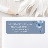 Blaue Aquarell-Blume |  Hochzeit (Insitu)