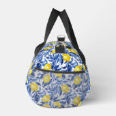 Blaue Aquarell-Limonen-Muster  Duffle Bag (Rechts)