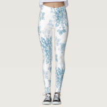 Blaue Aquarell-Schneeflocken