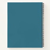 BLAUE AQUARELL-SOMMERSTRANDSZENE MIT BOOTEN NOTIZBLOCK (Rückseite)