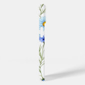 Blaue Aquarell-Wildblume Case-Mate iPhone Hülle (Rückseite / Rechts)