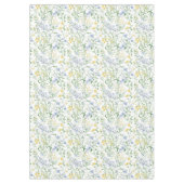 Blaue Aquarell-Wildblume Tischdecke (Vorderseite)