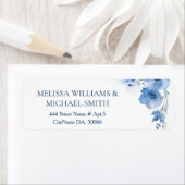 Blaue Aquarellblume |  Hochzeit (Insitu)