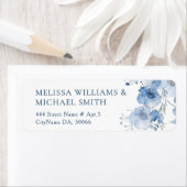 Blaue Aquarellblume |  Hochzeit (Insitu)