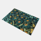 Blaue Aquarellfarben Fußmatte (Schrägansicht)