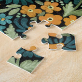 Blaue Aquarellfarben Puzzle (Seite)