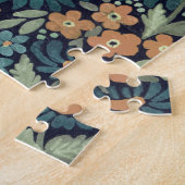 Blaue Aquarellfarben Puzzle (Seite)