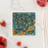 Blaue Aquarellfarben Serviette (Beispiel)