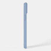 Blaue Aquarellfedern iPhone Hülle (Rechte Seite)