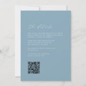 Blaue Aquarellfische an der Küste Einladung (Rückseite)