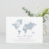 Blaue Aquarellmappe Ankündigung (Stehend Vorderseite)