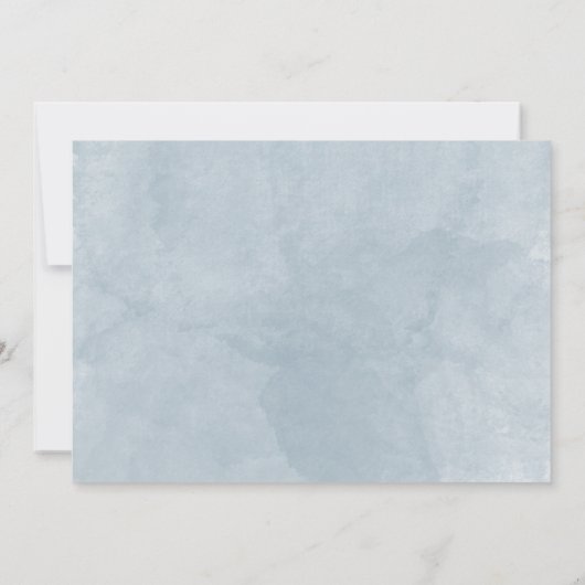 Blaue Aquarellmappe Ankündigung (Rückseite)