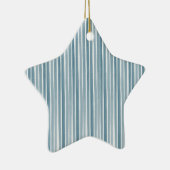 Blaue Aquarellstreifen Keramikornament (Rechts)