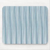 Blaue Aquarellstreifen Mousepad (Vorne)