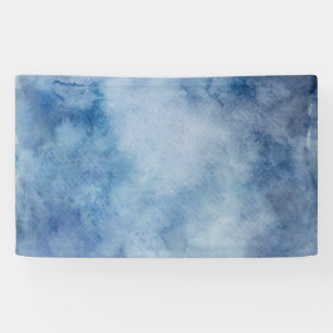 Blaue Aquarelltextur Banner