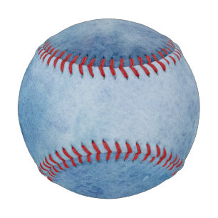 Blaue Aquarelltextur Baseball
