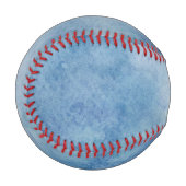 Blaue Aquarelltextur Baseball (Vorderseite Links)