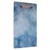Blaue Aquarelltextur Klemmbrett (Rechts)