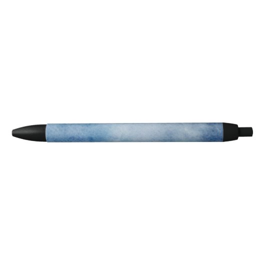 Blaue Aquarelltextur Kugelschreiber (Vorderseite)