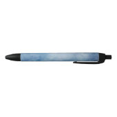 Blaue Aquarelltextur Kugelschreiber (Unterseite)